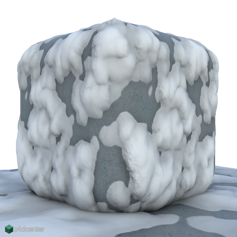 4k Snow Ground Ice C4d Material C4dcenter