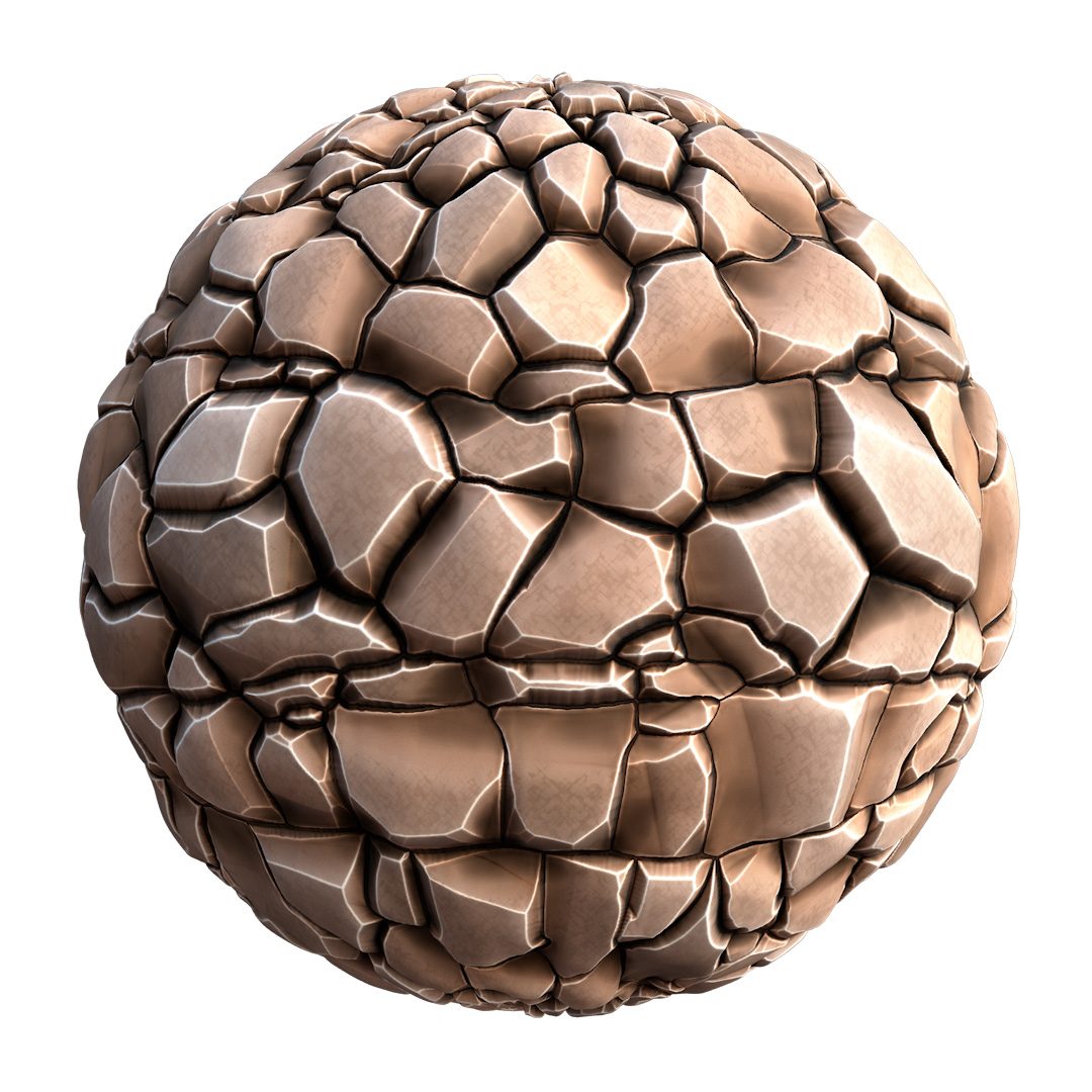 4K Stylized Rock Wall 01C4D Material C4DCenter