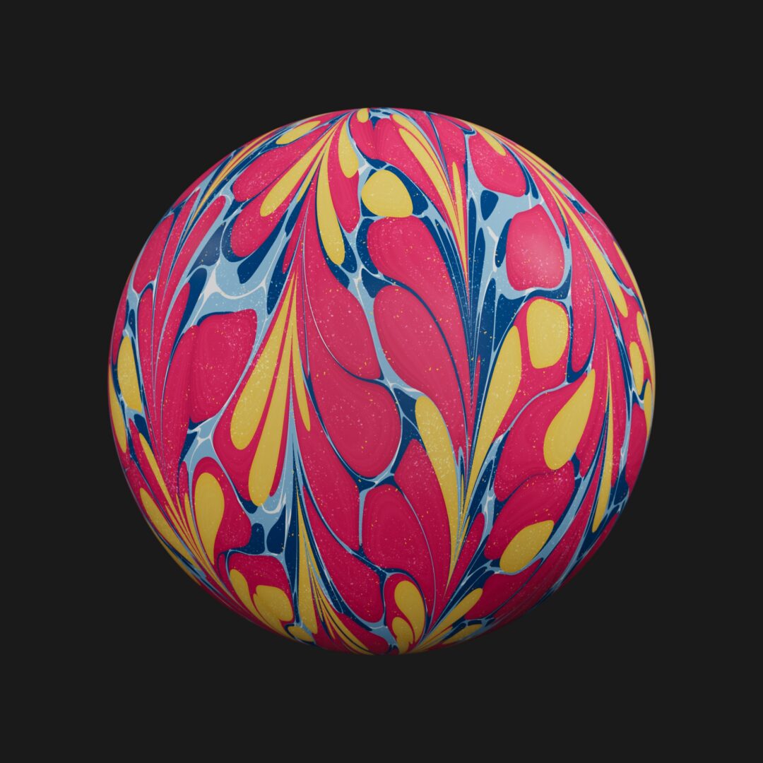 4K Abstract Paint 04-C4D Material