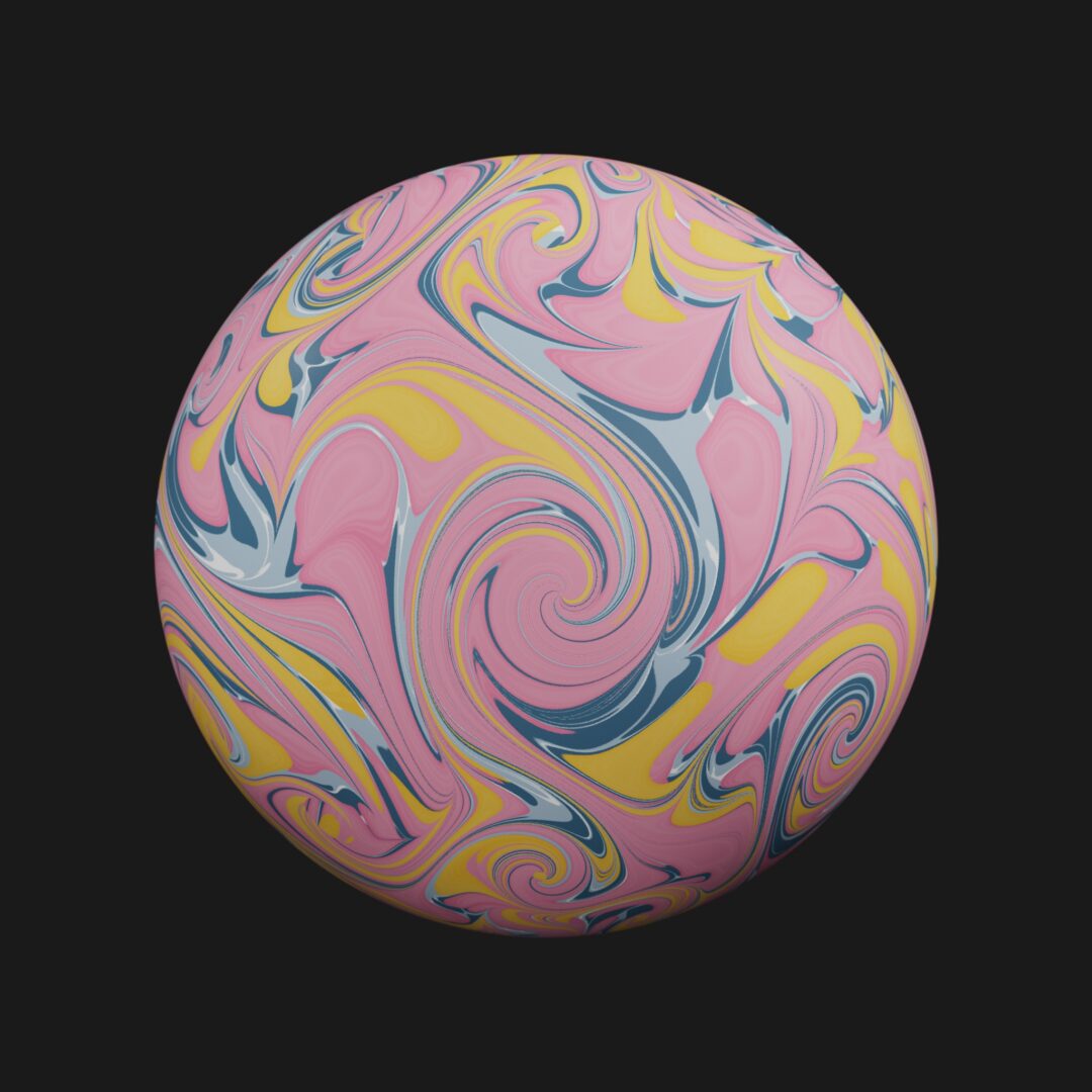 4K Abstract Paint 09-C4D Material