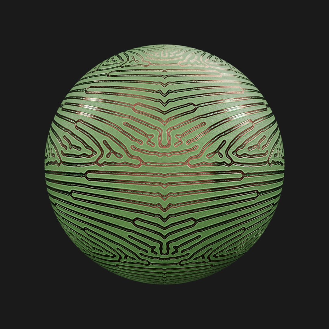 4K Alien Wall 03-C4D Material