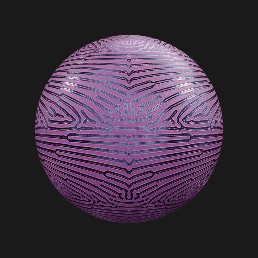 4K Alien Wall 04-C4D Material