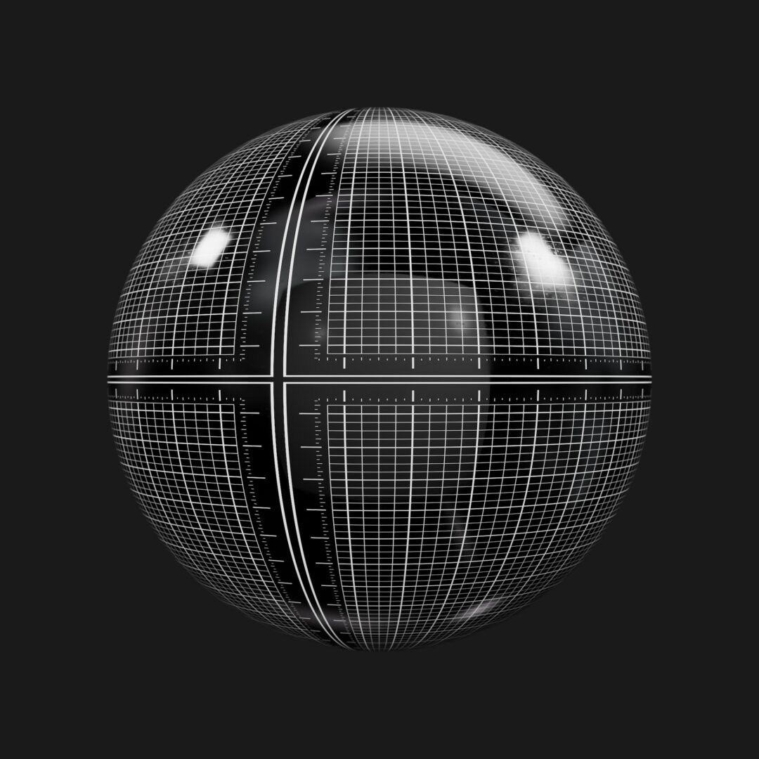 4K Black Grid-C4D Material