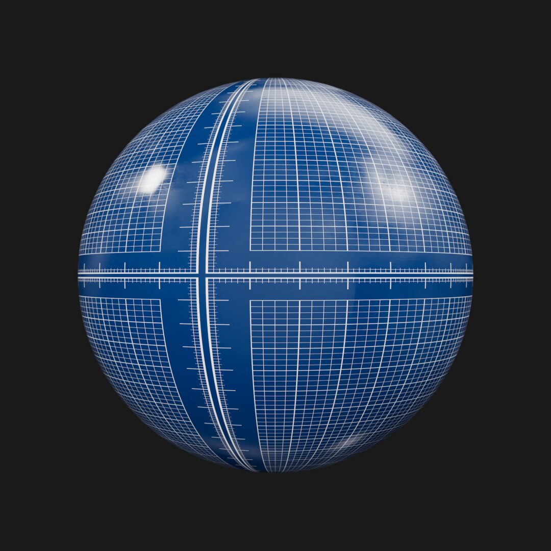 4K Blue Grid-C4D Material