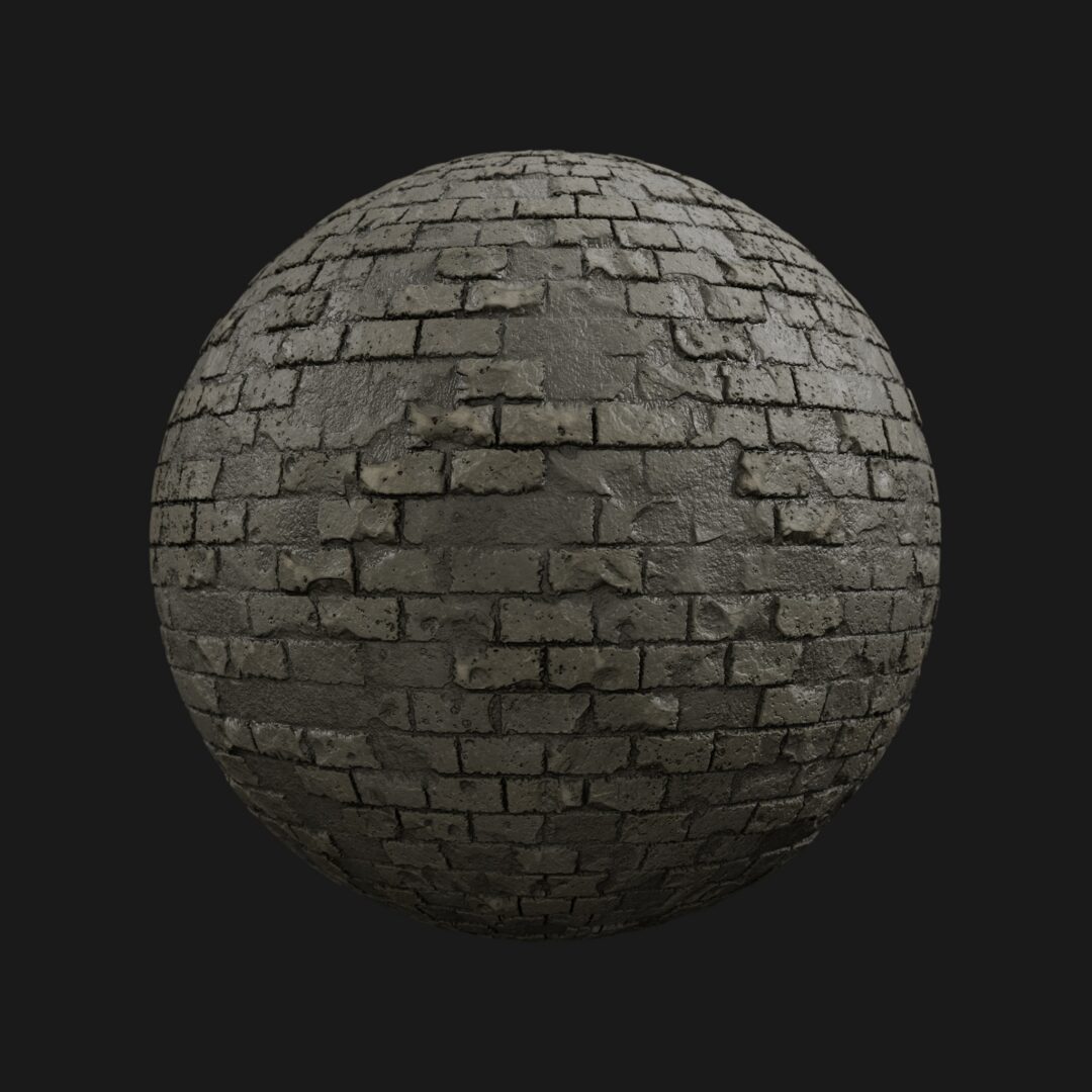 Brick Ground Old-C4D Material