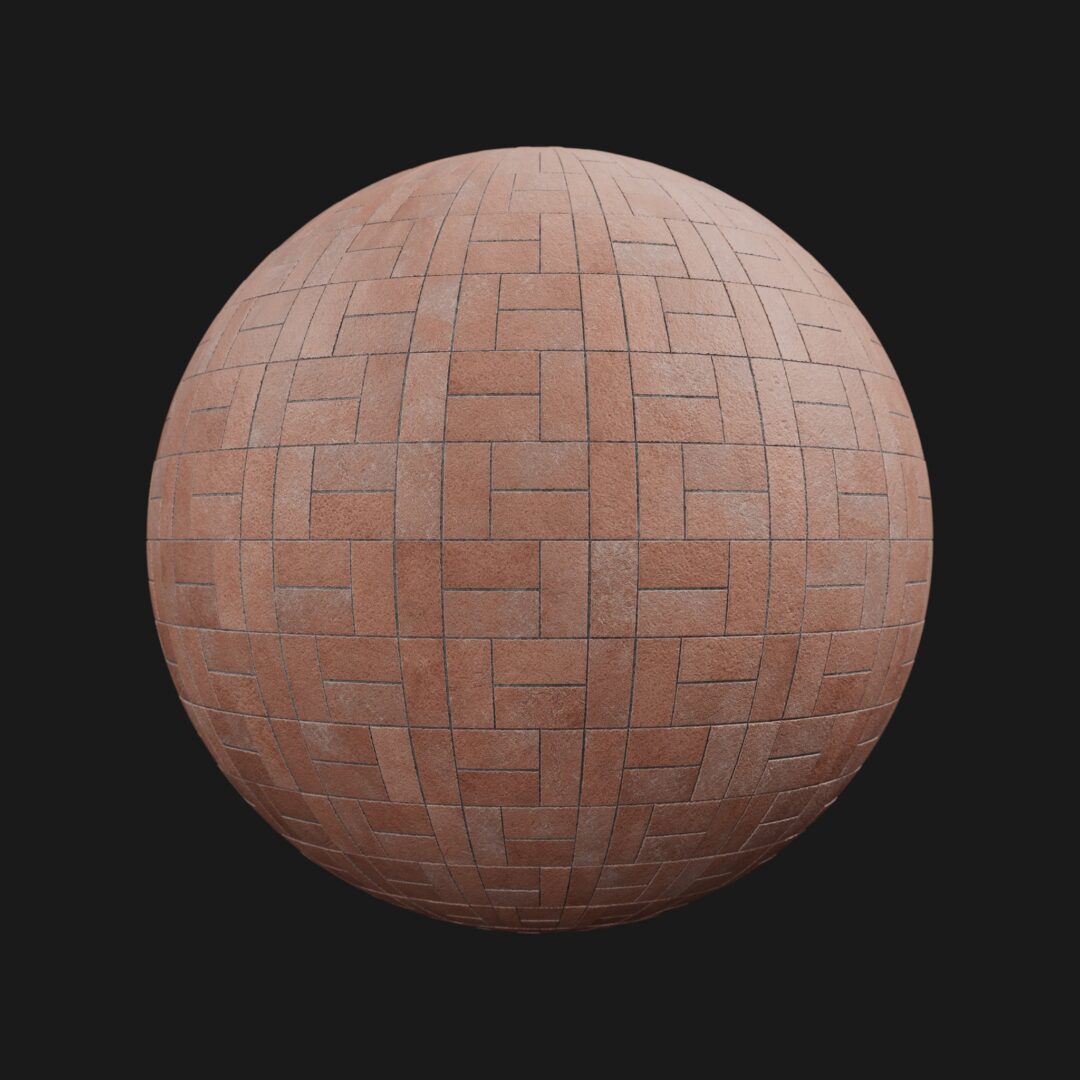 4K Brick Pathway 01-C4D Material