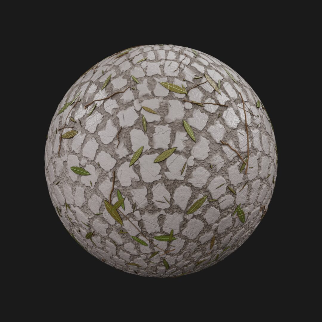 Brick Twigs and Leaves 03-C4D Material
