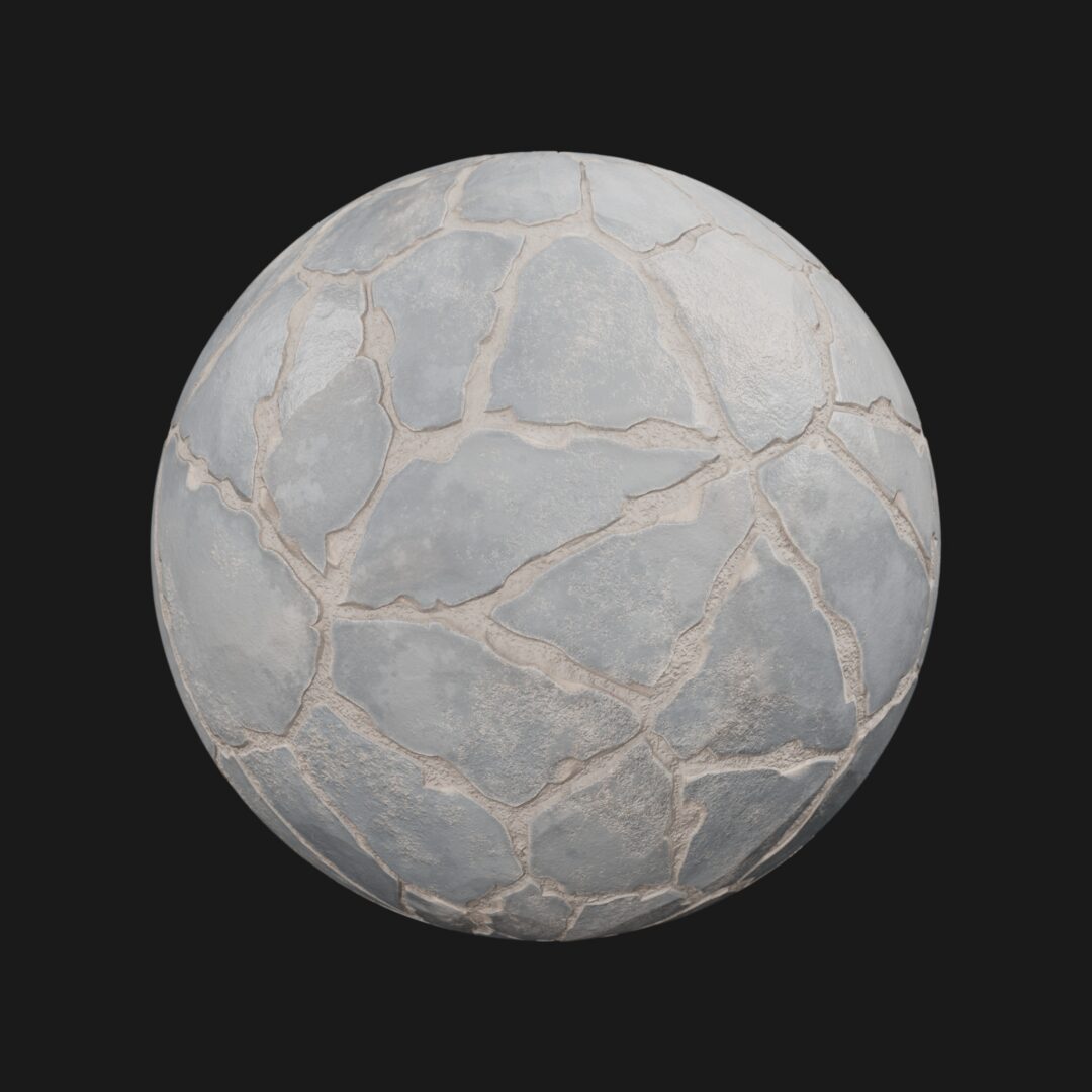 4K Broken Stone 01-C4D Material