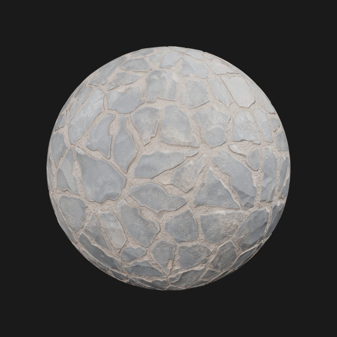 4K Broken Stone 02-C4D Material