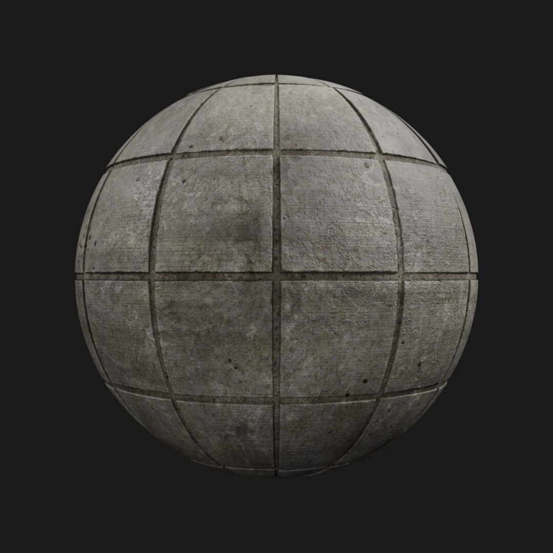 4K Cement Tiles 01-C4D Material