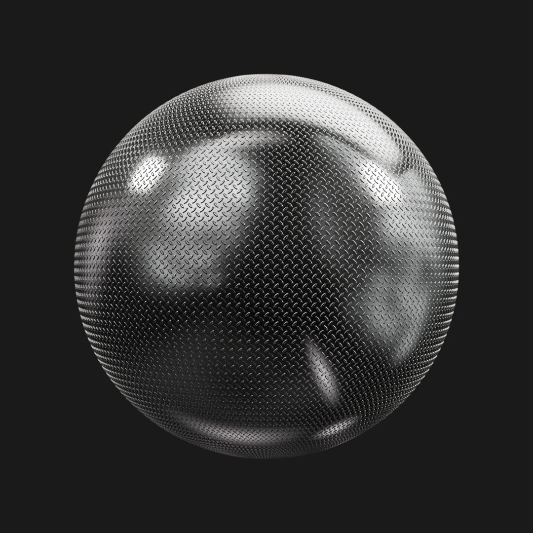 4K Diamond Plate-Clean-C4D Material