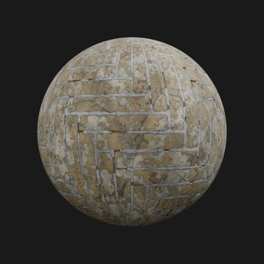 4K Dirty Herringbone Ground-C4D Material
