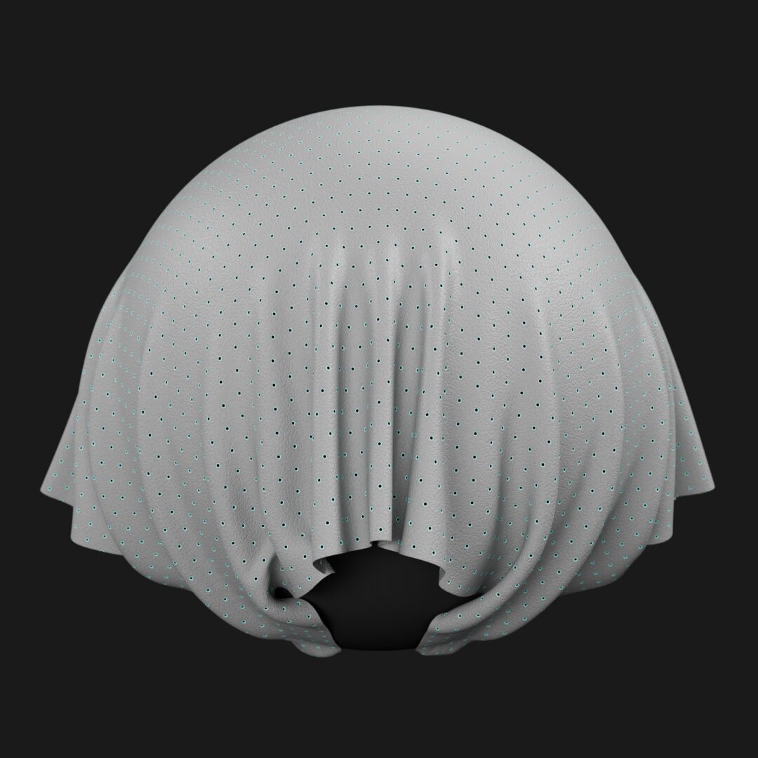 4K Generic Leather Perforated 05-C4D Material