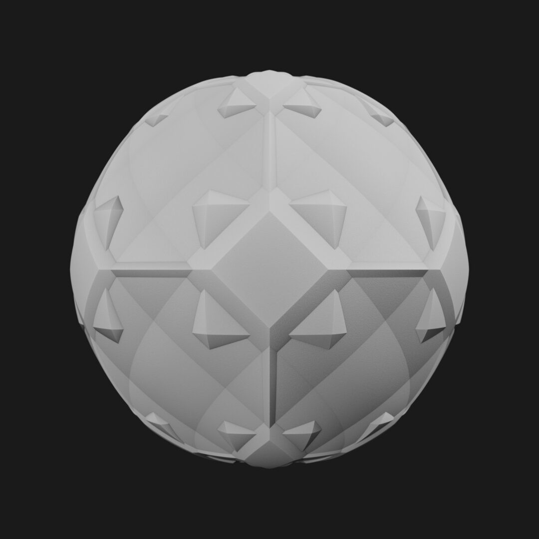 4K Geo Ceiling Pattern 04-C4D Material