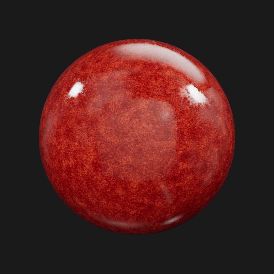 4K Gloss Red Stone-C4D Material