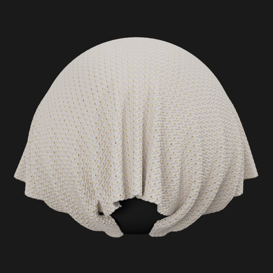 4K Gold Studded Carpet-C4D Material