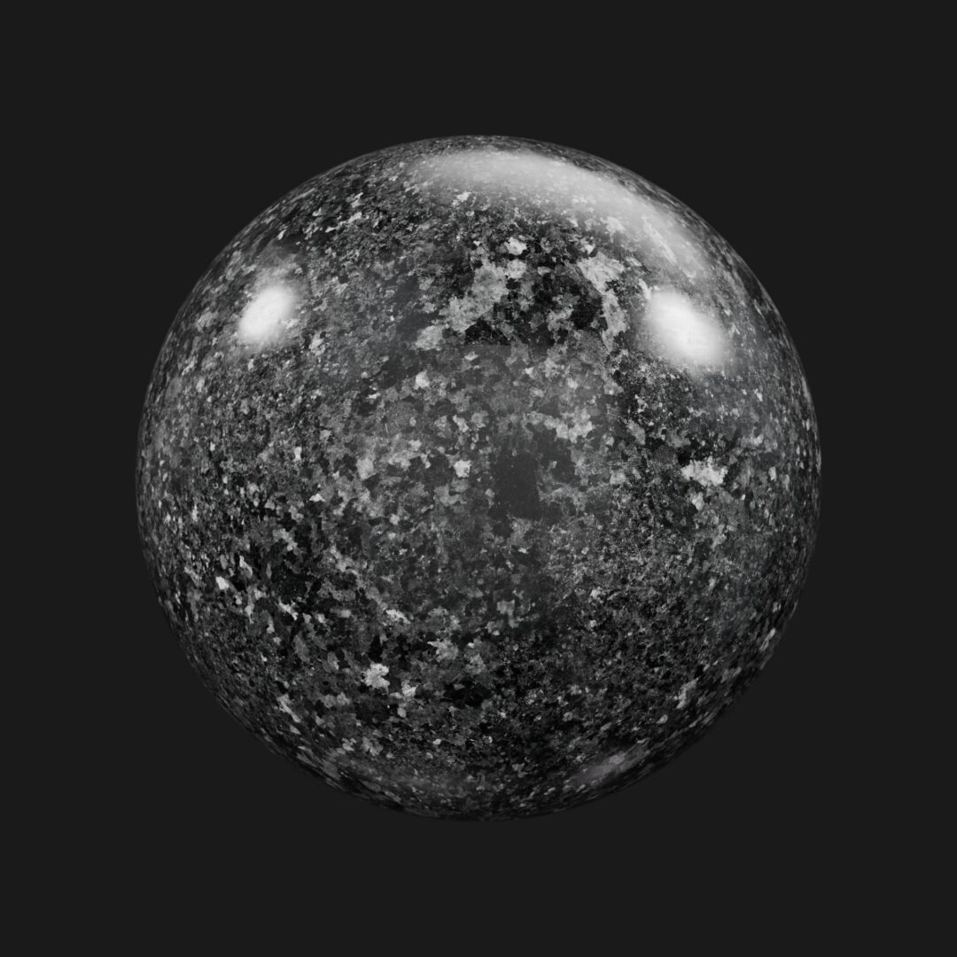 4K Granite Black-C4D Material
