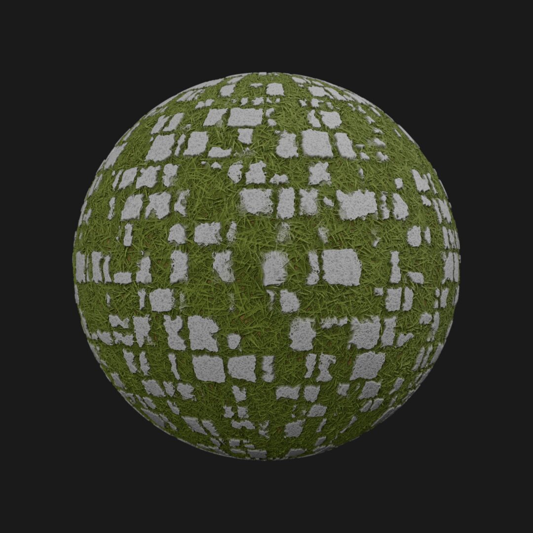 Grass Generic with Rocks-C4D Material