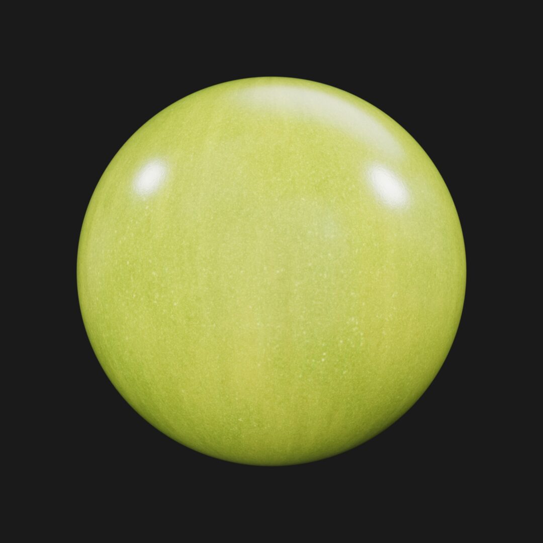 4K Green Apple-C4D Material