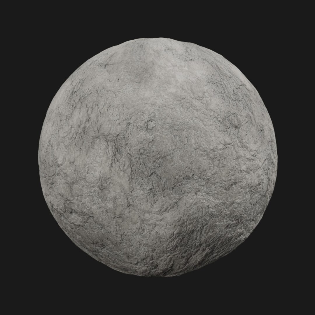 4K Grey Rock Wall-C4D Material