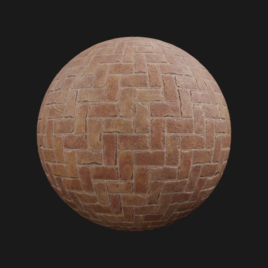 4K Herringbone Brick 01-C4D Material