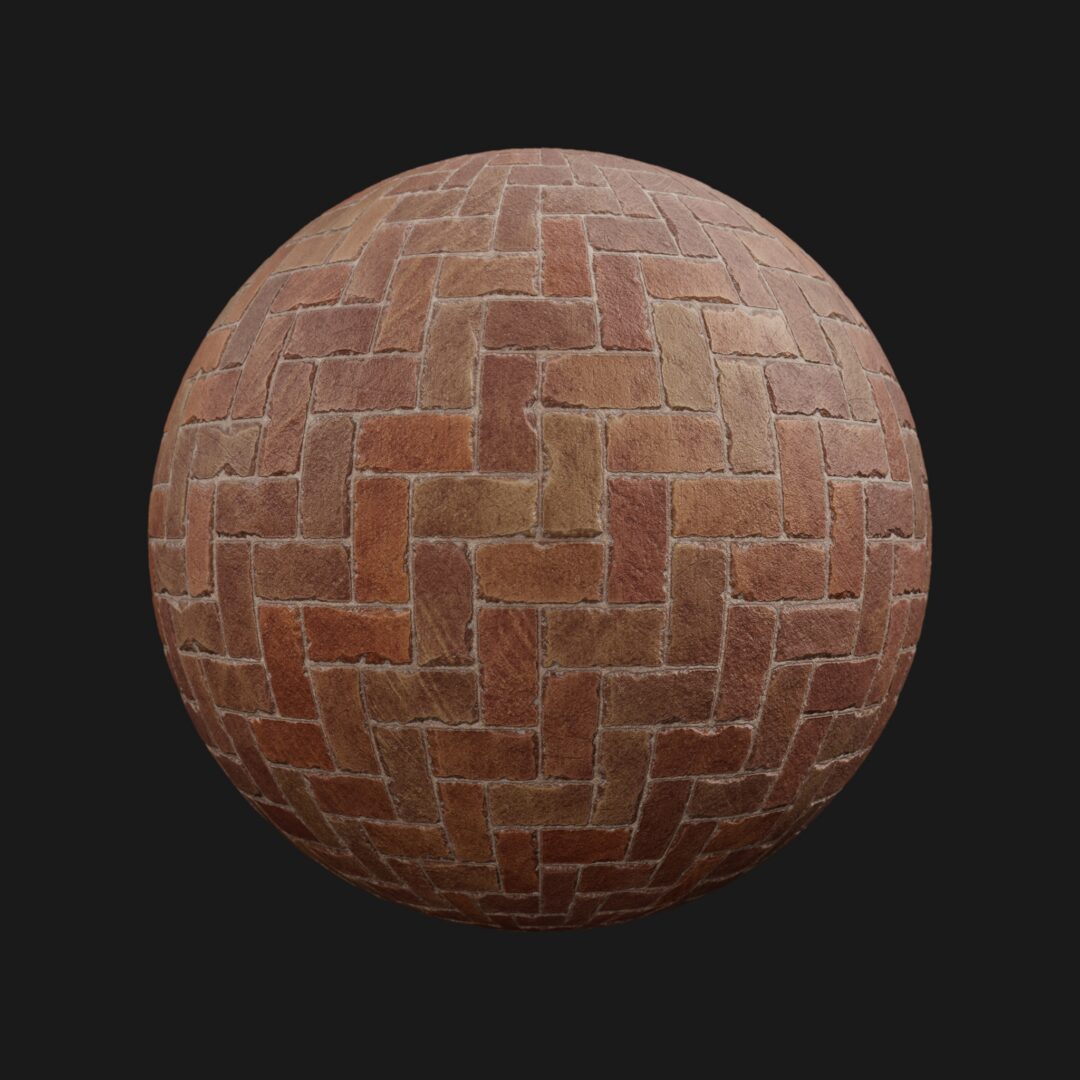4K Herringbone Brick 02-C4D Material