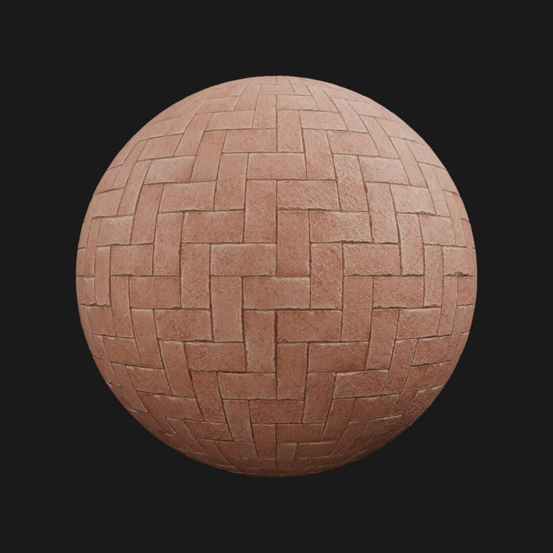 4K Herringbone Brick 03-C4D Material
