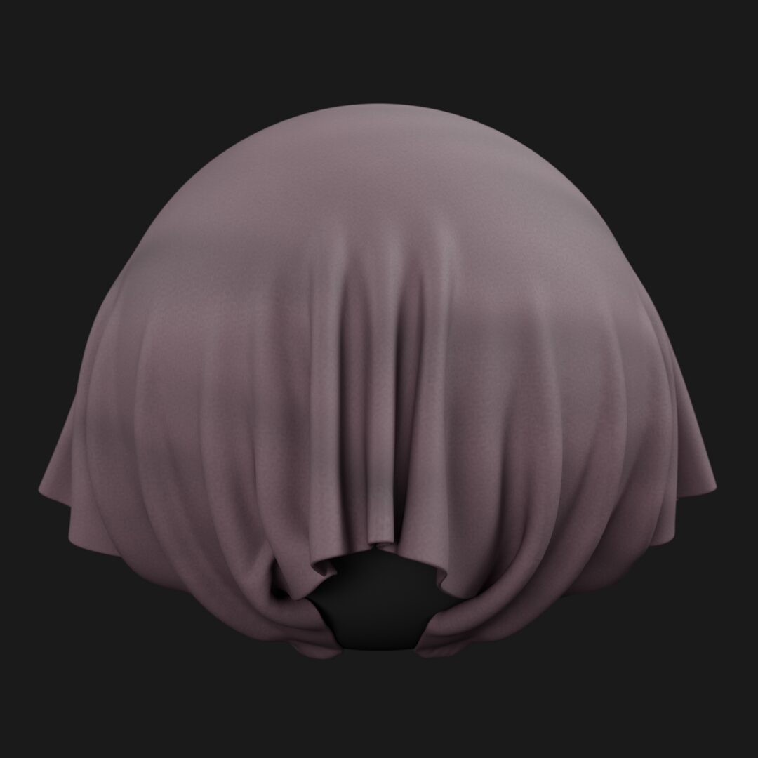 4K Heavy Drapes 03-C4D Material