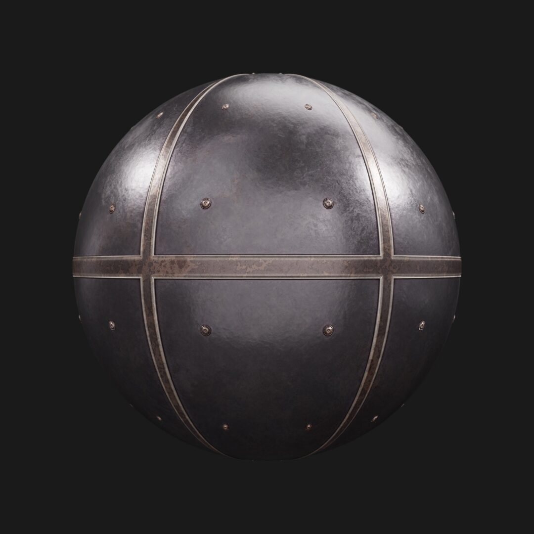 4K Heavy Metal Panels-C4D Material