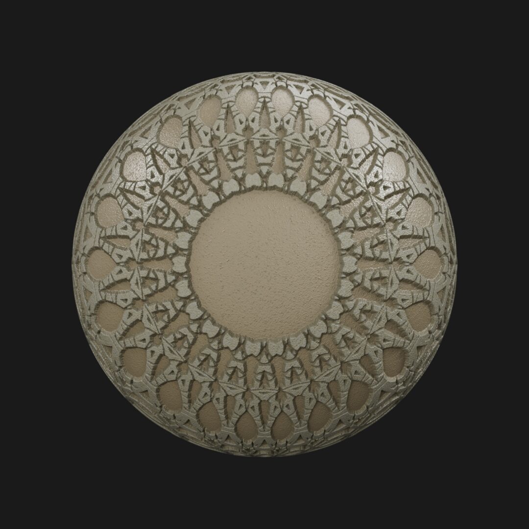 Mandala Cement 01-C4D Material
