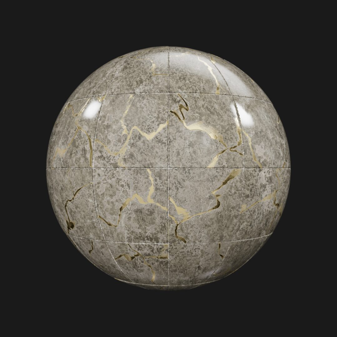 4K Marble Tile 01-C4D Material