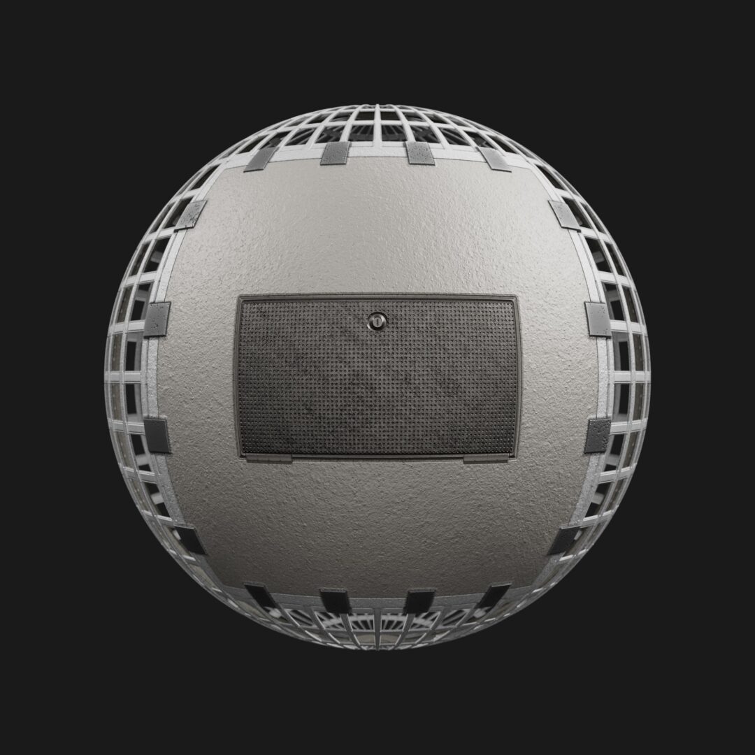 4K Metal Cage with Door-C4D Material