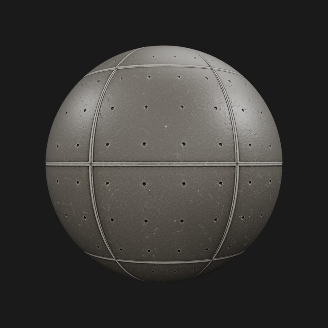 4K Metal Panel 02 Clean-C4D Material