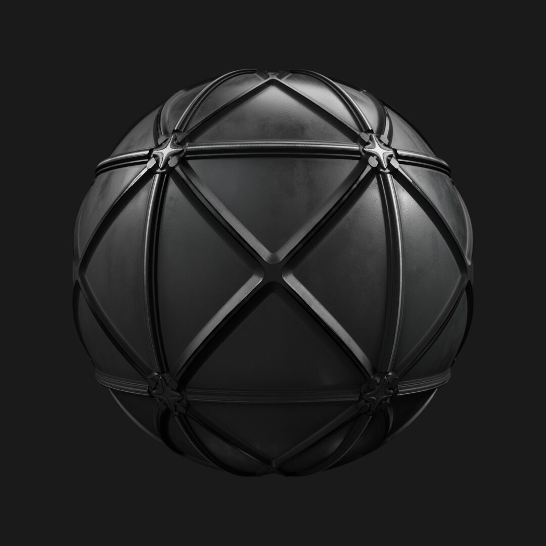4K Heavy Metal Panel 03 Clean-C4D Material