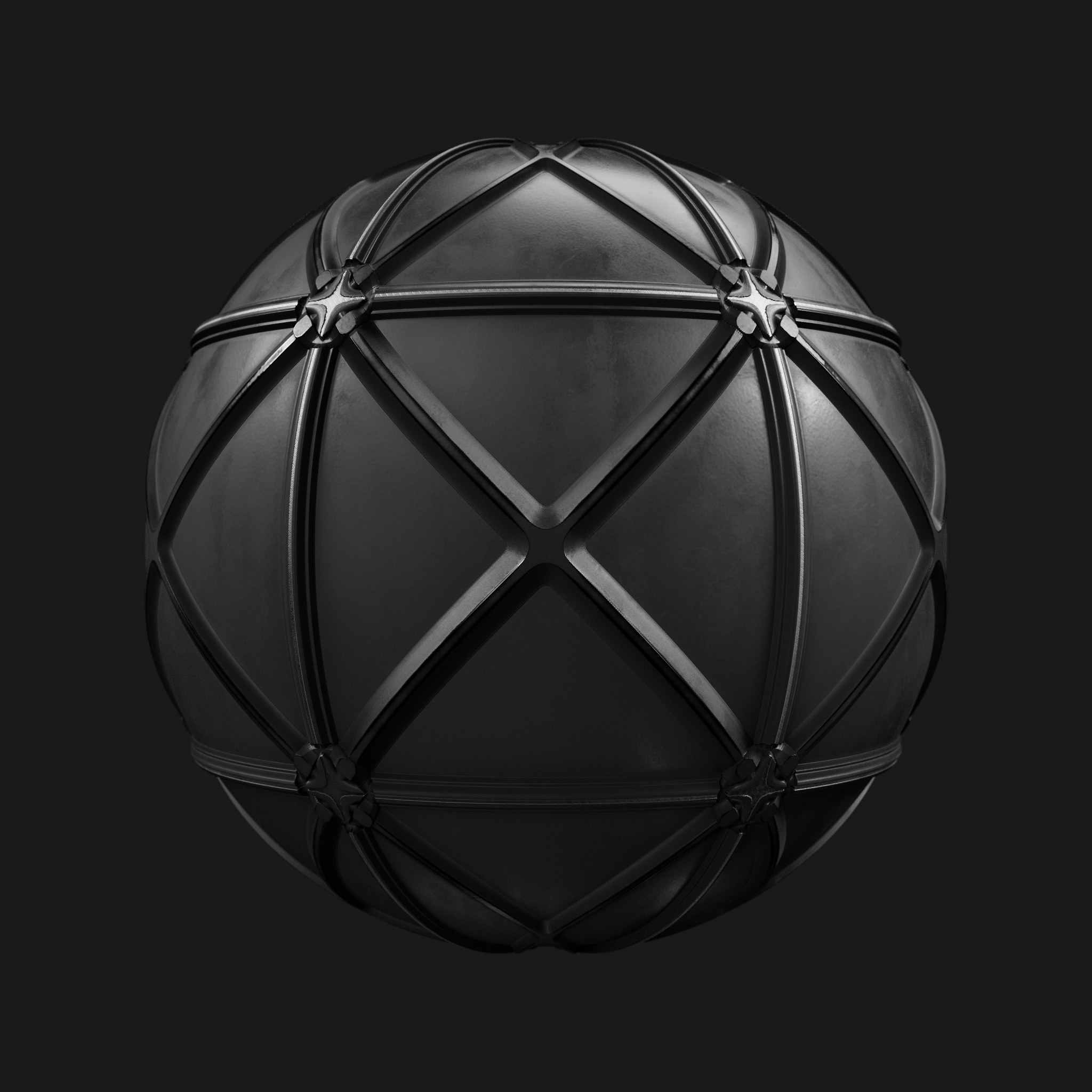 4K Heavy Metal Panel 03 Clean-C4D Material