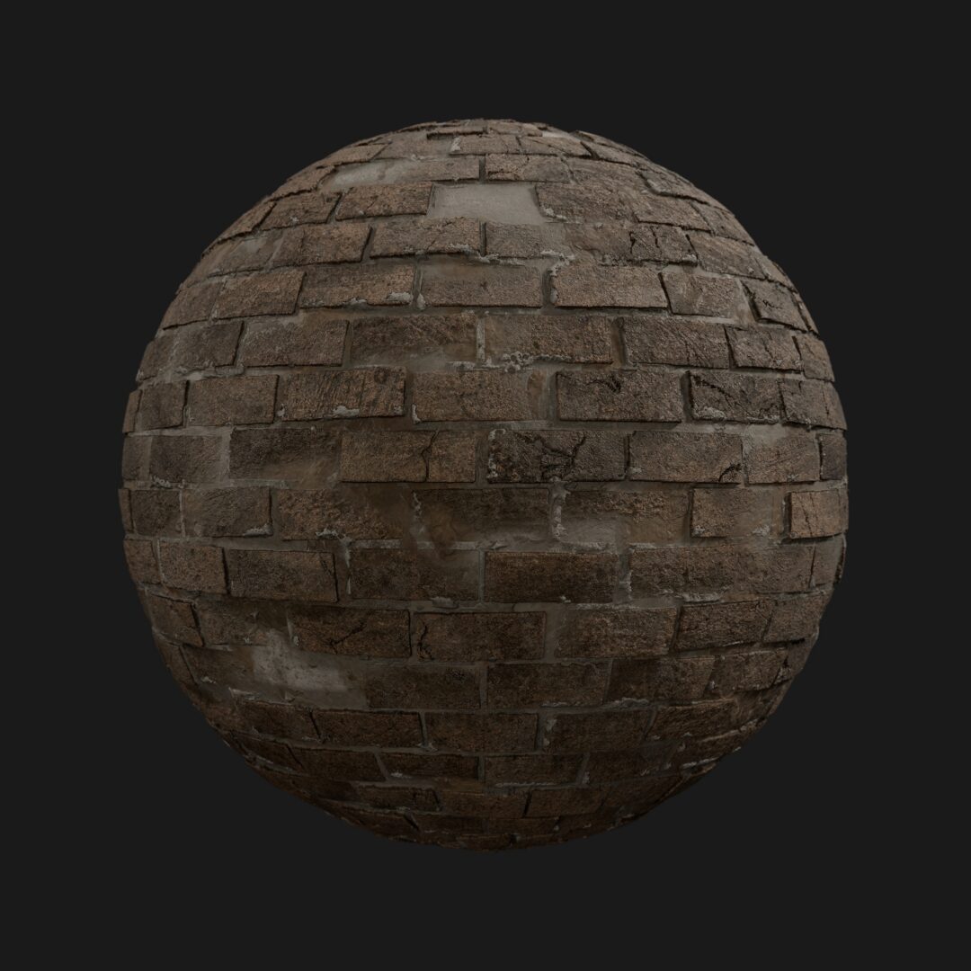 4K Old Dirty Brick 01-C4D Material