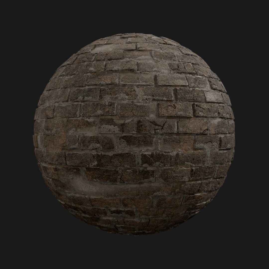 4K Old Dirty Brick 02-C4D Material