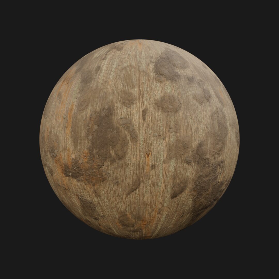 4K Old Dirty Wood 06-C4D Material