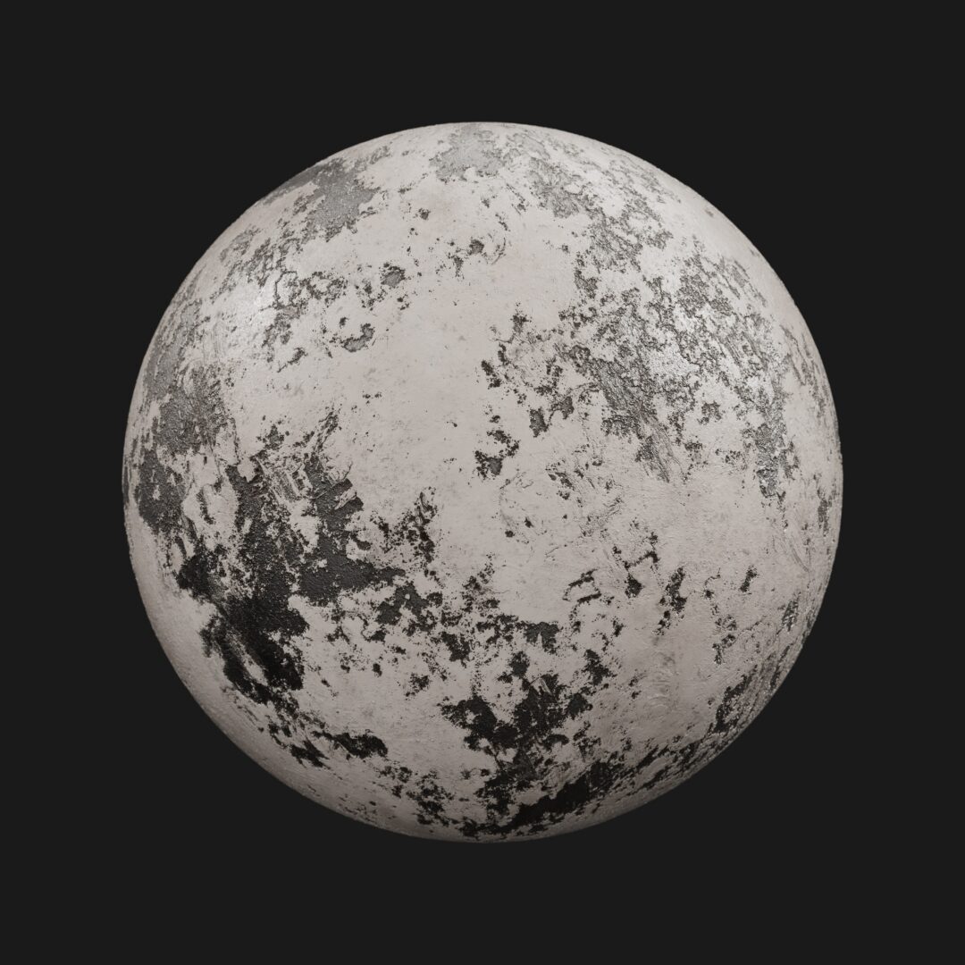 4K Old Painted Metal 03-C4D Material