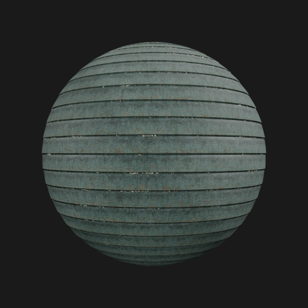 4K Old Painted Wood Planks 02-C4D Material