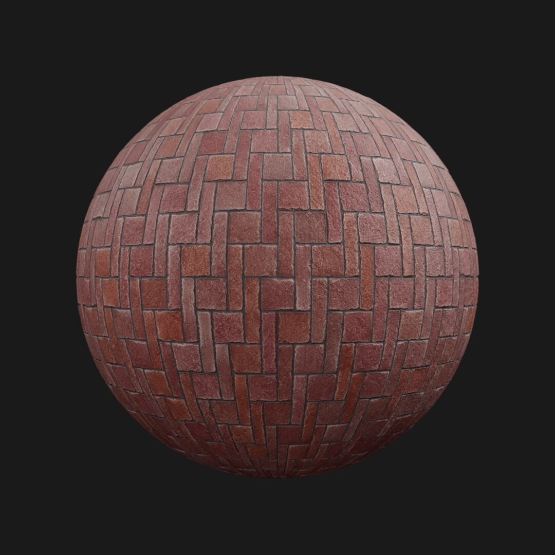 4K Pathway Brick 03-C4D Material