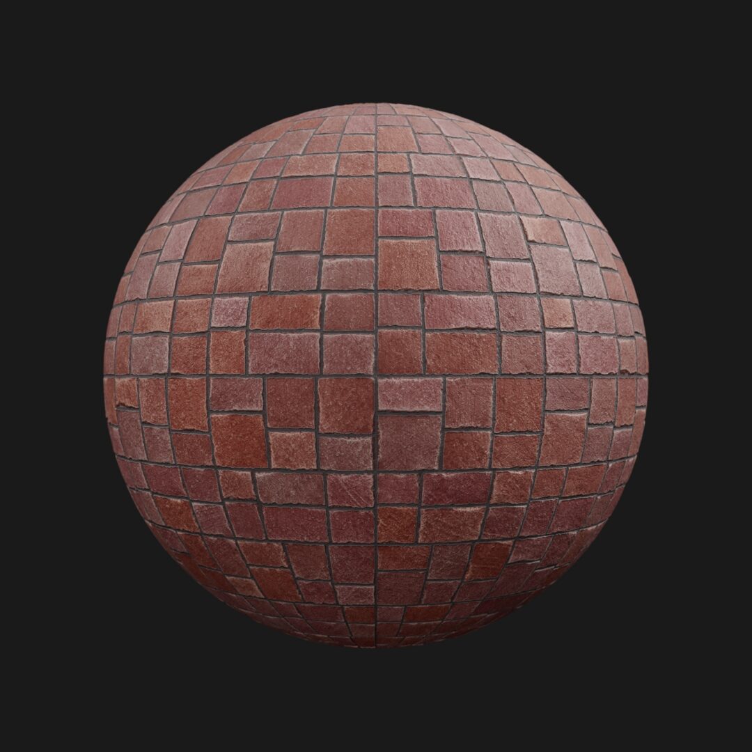 4K Pathway Brick 04-C4D Material