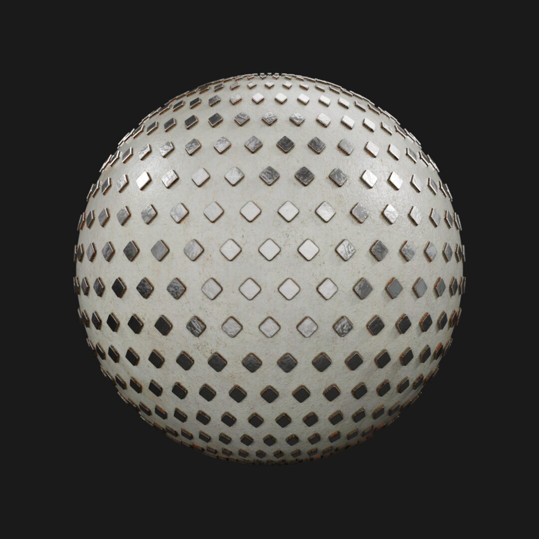 4K Painted Metal Pattern 02-C4D Material