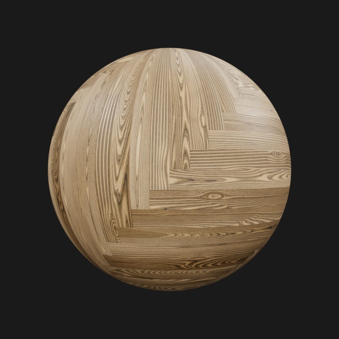 4K Parquet Wood Floor 22-C4D Material