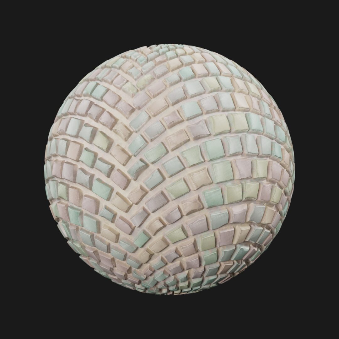 4K Stylized Pastel Arc 02-C4D Material