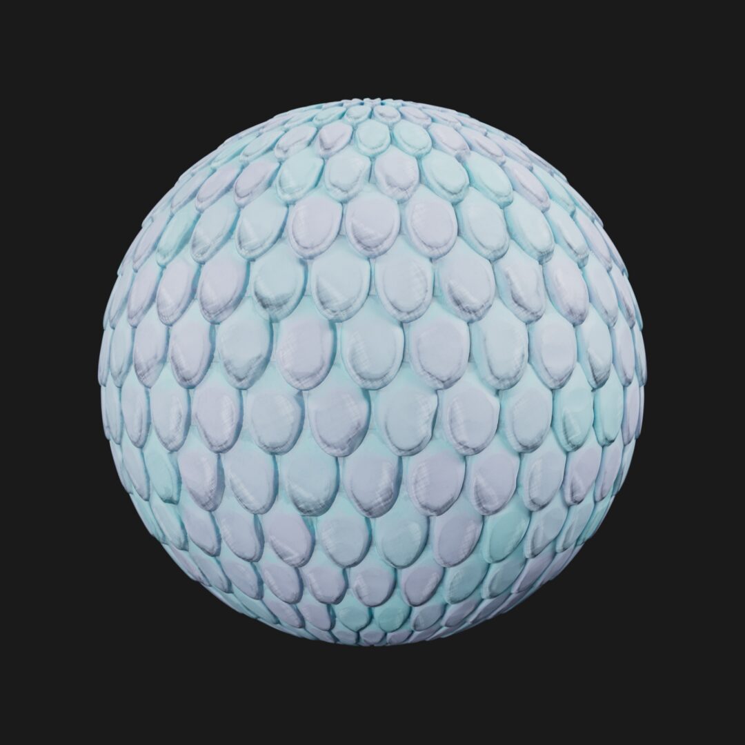4K Stylized Pastel Roof Tiles 01-C4D Material