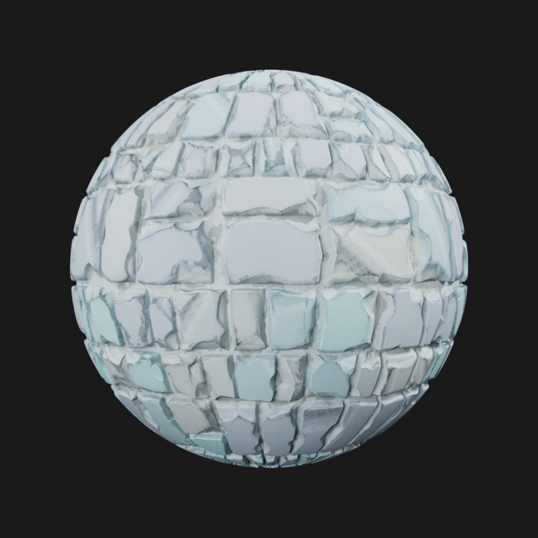 4K Stylized Pastel Tiles 03-C4D Material