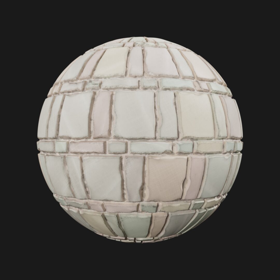 4K Stylized Pastel Wall 02-C4D Material