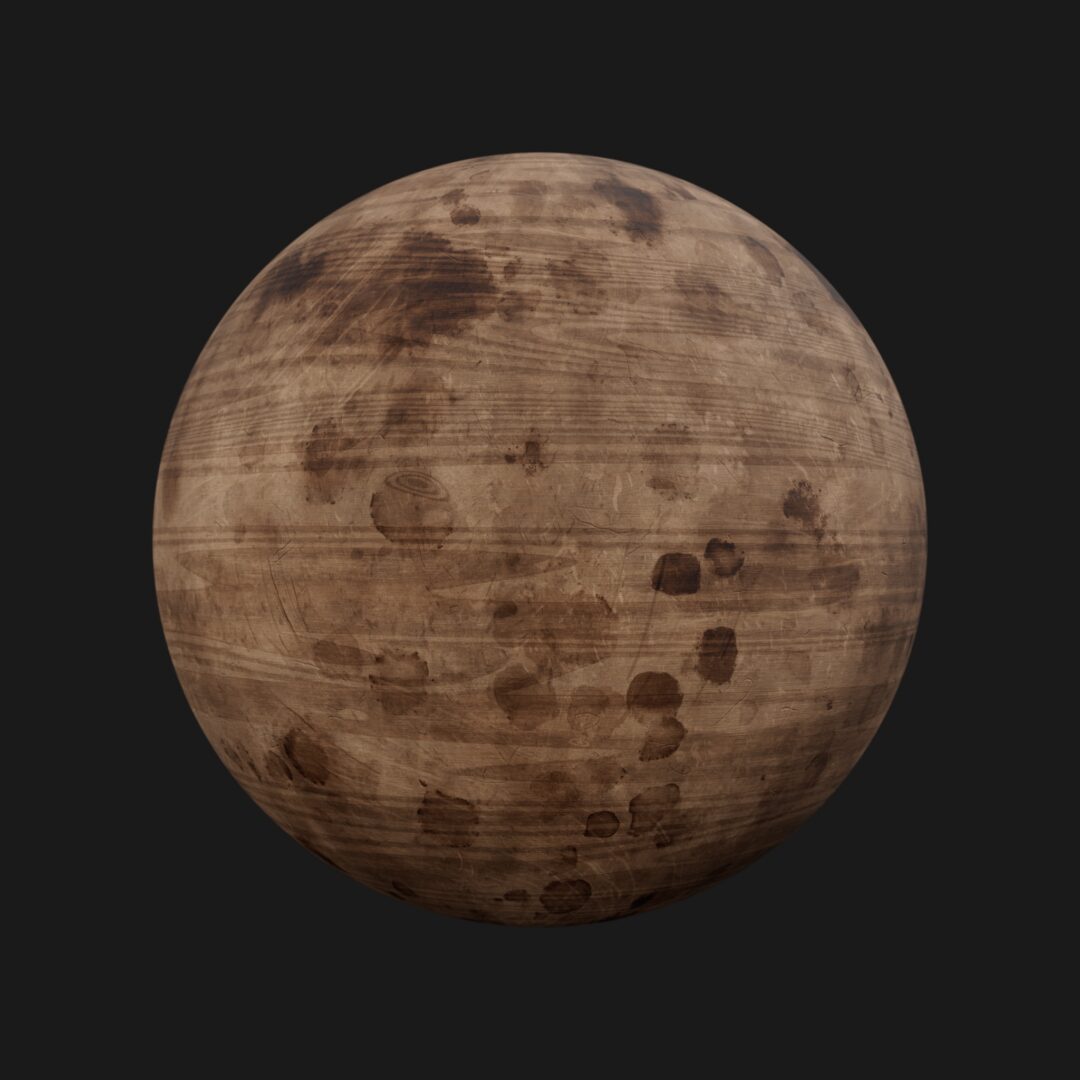 4K Plywood 01-Dirty-C4D Material