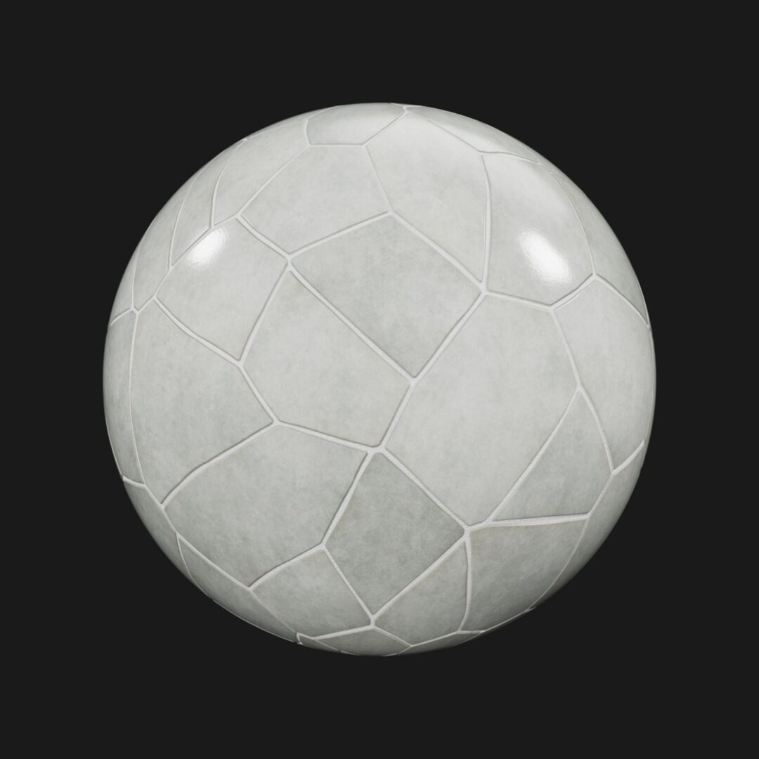 4K Random Broken Tiles 02-C4D Material